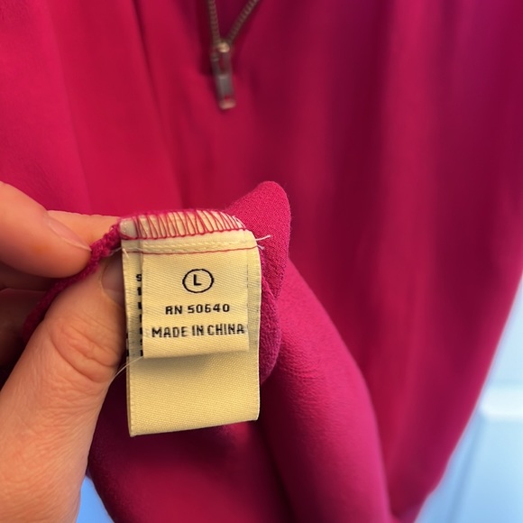 💕BEAUTIFUL Pink flowy Dress by HYPE size large - Picture 10 of 16